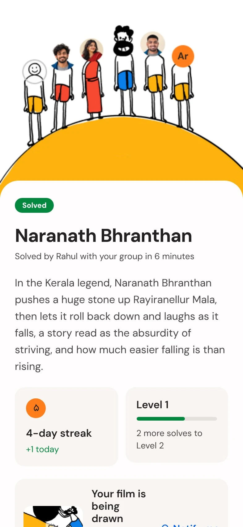 The real story: Naranathu Bhranthan told in full, with an illustration