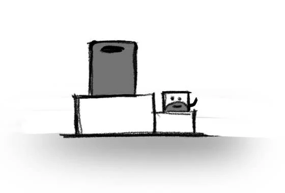 Sketch of the phone guard dog